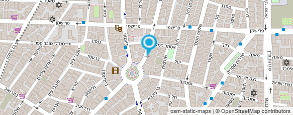 מפת הגעה אל ד"ר עזריה רון