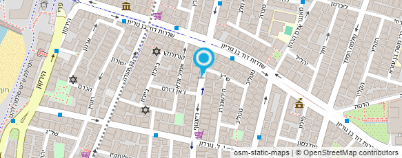 מפת הגעה אל יעל - לילה