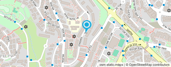 מפת הגעה אל גן הילדים שמש