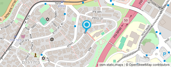 מפת הגעה אל מכון הקוסמטיקה של שרית