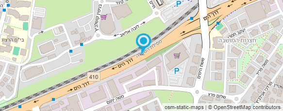 מפת הגעה אל ברזלית רחובות