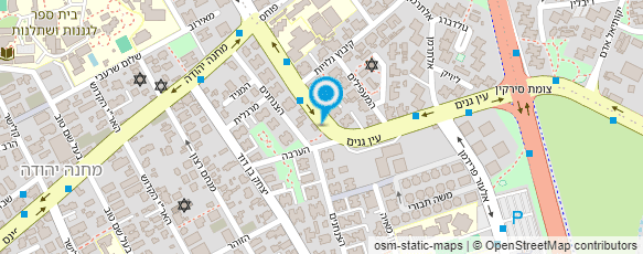 מפת הגעה אל אבגד השכרת מקרנים ומסכים