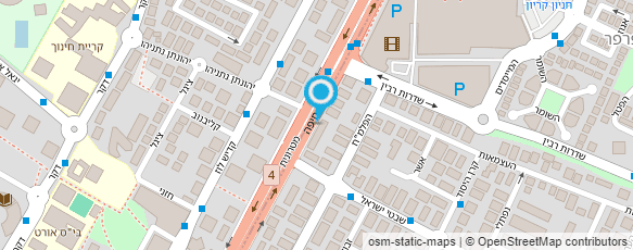 מפת הגעה אל שוש הרשקו -הכוונה לבי"ח