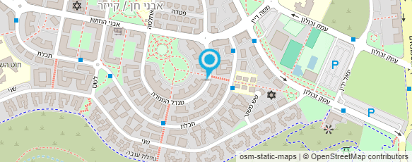 מפת הגעה אל מרכז סיוע לנפגעי שכנים