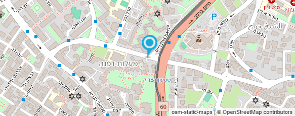 מפת הגעה אל פתחיה - מוסדות לחינוך מיוחד