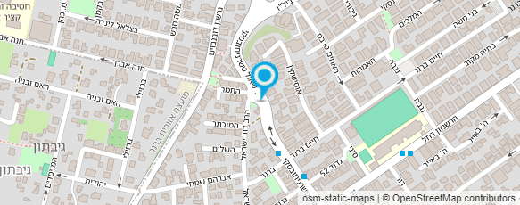 מפת הגעה אל גן מרציפן