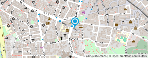 מפת הגעה אל "בלנס" תקליטים ודיסקים משומשים