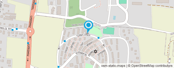 מפת הגעה אל בסטודיו עיצוב וביצוע גרפי