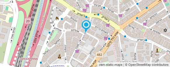 מפת הגעה אל היומן - מרכז העסקים האינטרנטי בע"מ