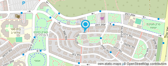 מפת הגעה אל גינון ים תיכוני