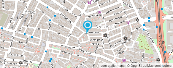 מפת הגעה אל מ.פ. מכבסות בשרות עצמי