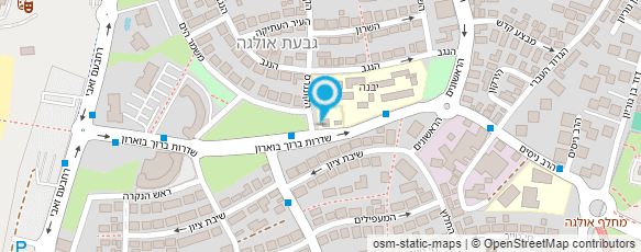 מפת הגעה אל גן עגור