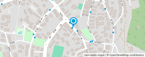 מפת הגעה אל רן משולם עיצוב שיער