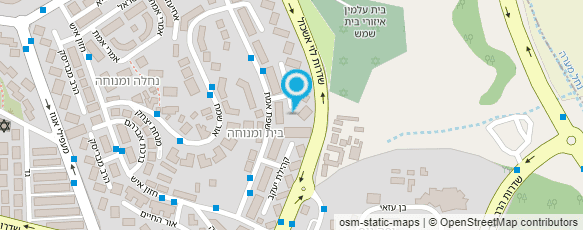 מפת הגעה אל פתחיה - מעונות יום שיקומיים