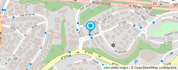 מפת הגעה אל אליזבת קוסמטיקאיות