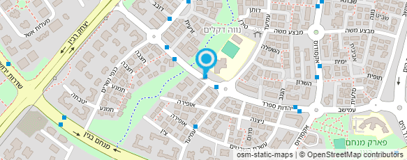 מפת הגעה אל גן מור