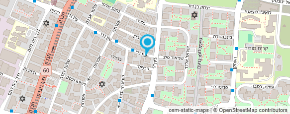 מפת הגעה אל אות הכפרה והשלום בישראל