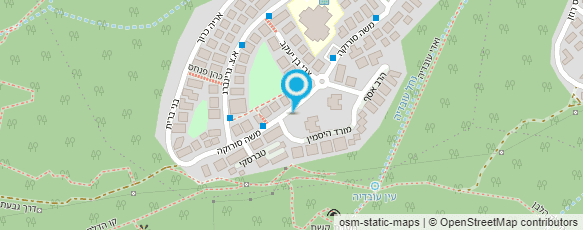 מפת הגעה אל ספריית אחוזה