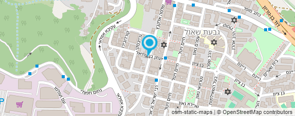 מפת הגעה אל מיגון וביטחון