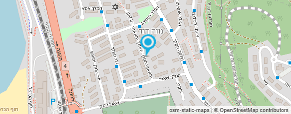 מפת הגעה אל ספריית נווה דויד