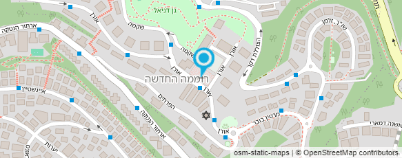 מפת הגעה אל ספריית רוממה