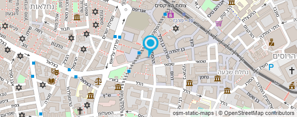 מפת הגעה אל סופר העיר ירושלים בע"מ