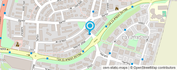 מפת הגעה אל בא לי פיצה