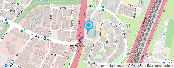 מפת הגעה אל ג.ס בי"ס לטניס