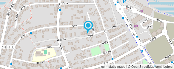 מפת הגעה אל גן אורנים- גן עירוני