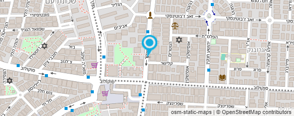 מפת הגעה אל אלברטו עיצוב שיער