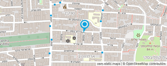 מפת הגעה אל בועז יגוז'ינסקי אדריכלות ועיצוב