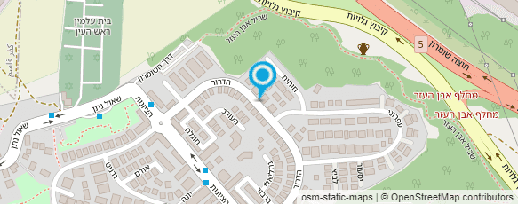 מפת הגעה אל אמבר דודו - מורה לנהיגה