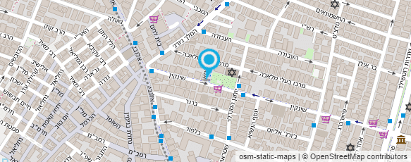 מפת הגעה אל קפה שינקין 17