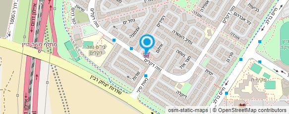 מפת הגעה אל מכבסת נווה דקלים (ויט-סק Vit-sec)