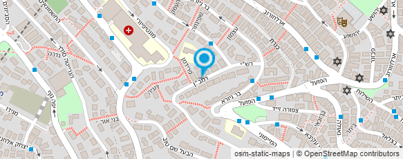 מפת הגעה אל ממן הרב יעקב