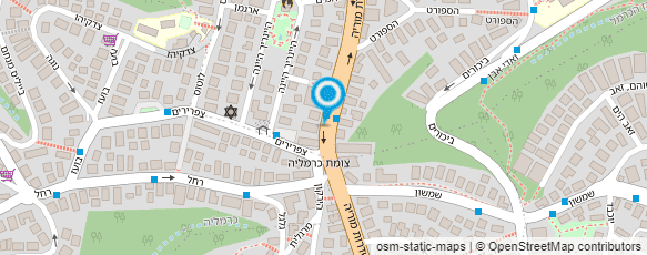 מפת הגעה אל יסמין מורה בכירה ליוגה