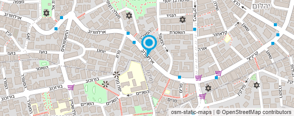 מפת הגעה אל ד"ר ברנשטיין מרדכי