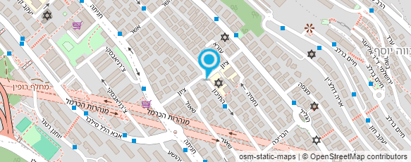 מפת הגעה אל חן - ורד