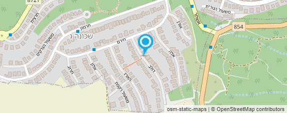 מפת הגעה אל דליה טל