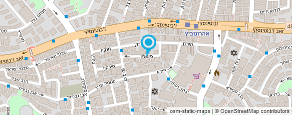 מפת הגעה אל עו"ד הרב דיכובסקי יעקב