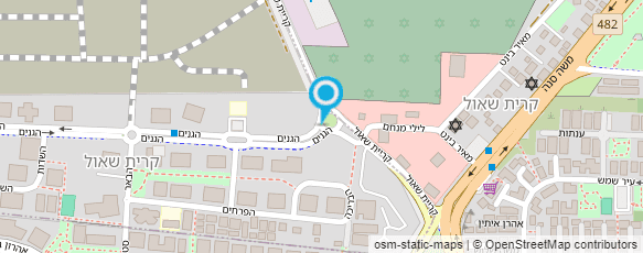 מפת הגעה אל בשביל הפילאטיס - טלי קדושים