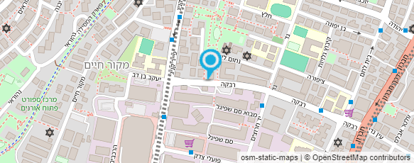 מפת הגעה אל רעות מטפלת בשיאצו