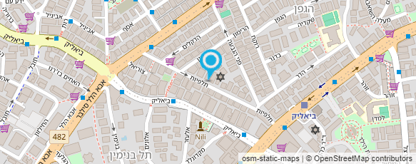 מפת הגעה אל סטודיו קובי שומר