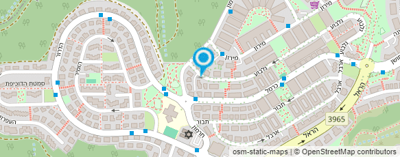 מפת הגעה אל עיצוב ואדריכלות אורנה פנחס