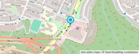 מפת הגעה אל רשת seventeen חנויות אופנה