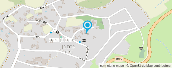 מפת הגעה אל אחוזה בכרם