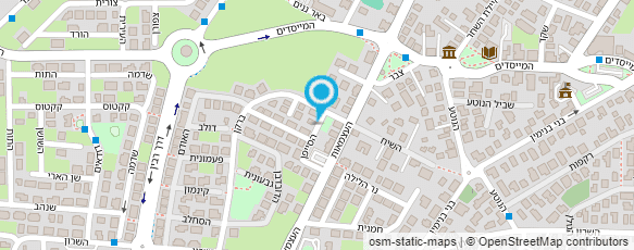 מפת הגעה אל מאירסון איריס- אדריכלות ורישוי