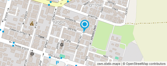 מפת הגעה אל גן אסתר הס