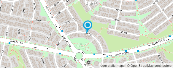 מפת הגעה אל גופר יוסי- קבלן בניין