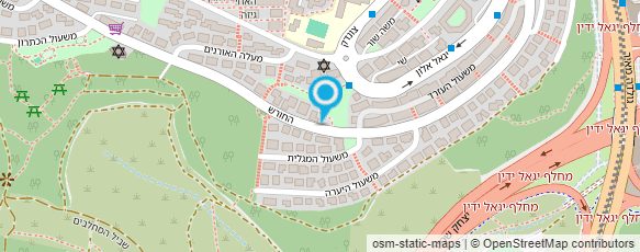 מפת הגעה אל אחוזה ירושלמית